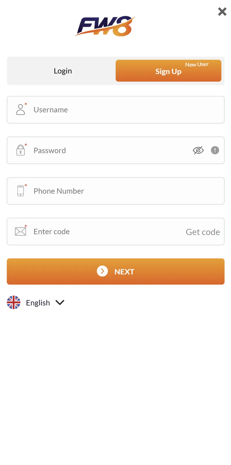 Fw8 Login Register Sign Up Page Nepal