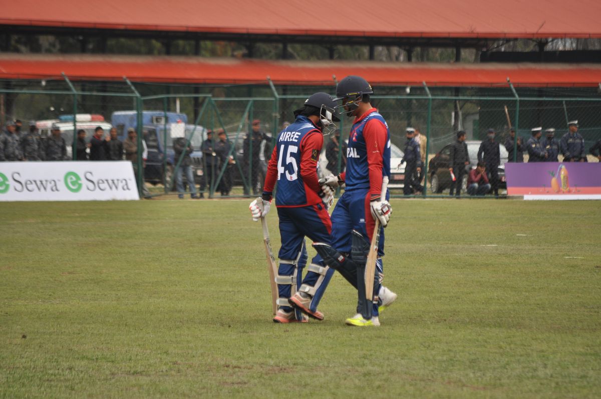 Nepal cricket team playing international match - Italy vs Nepal Cricket 2026