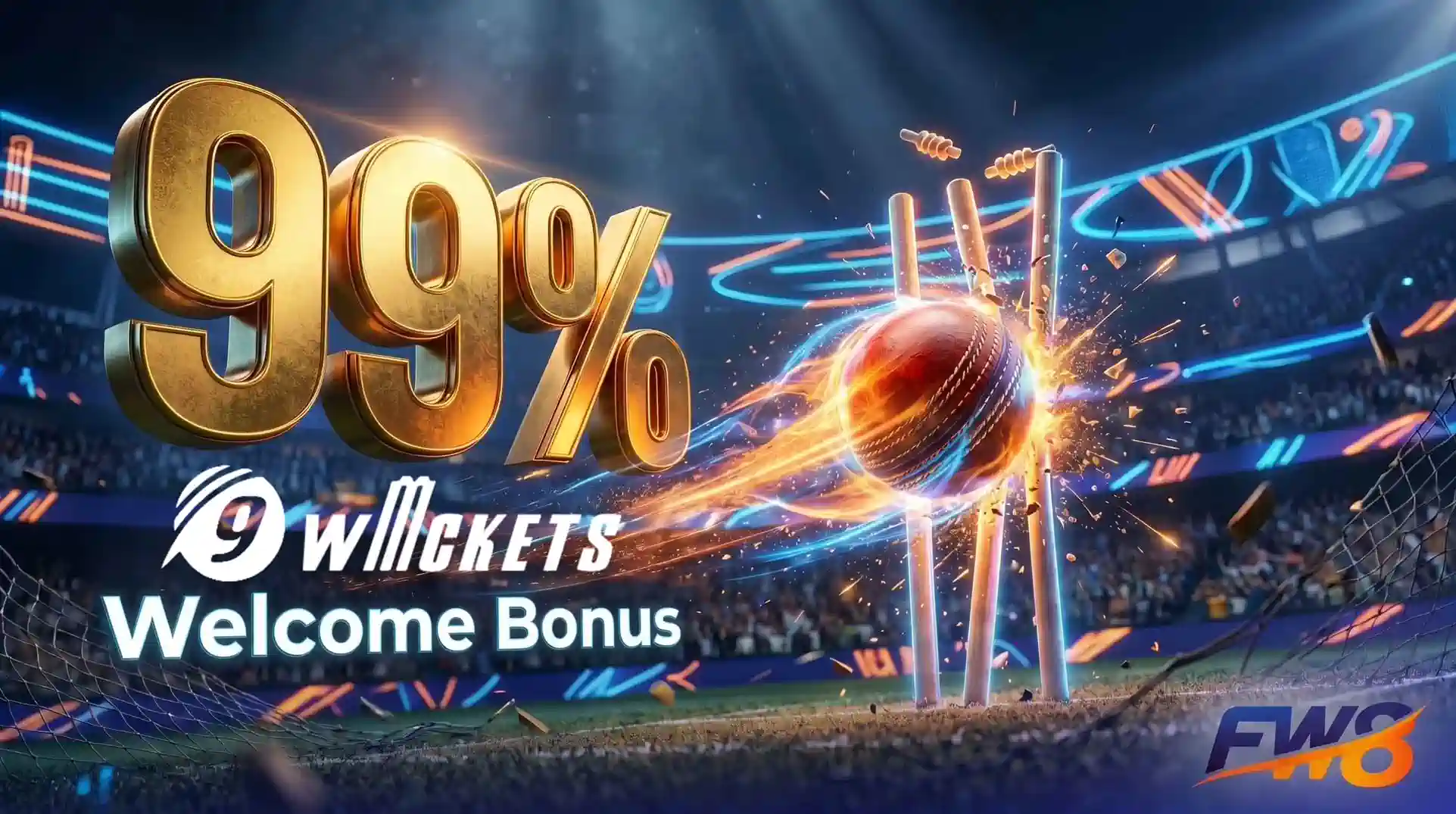 FW8 99% Wickets Cricket Welcome Bonus for Sports Bettors in Nepal