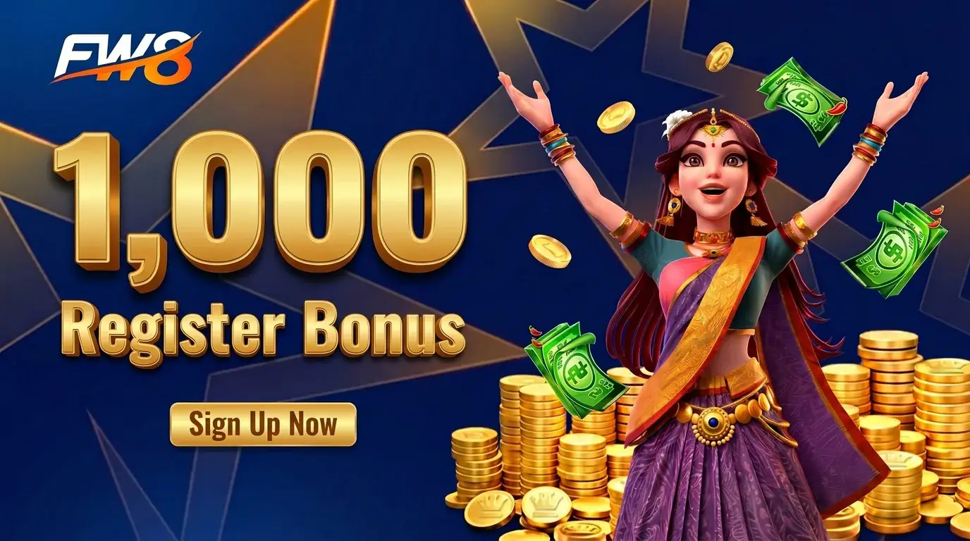 FW8 NPR 1,000 Register Welcome Bonus for New Players in Nepal
