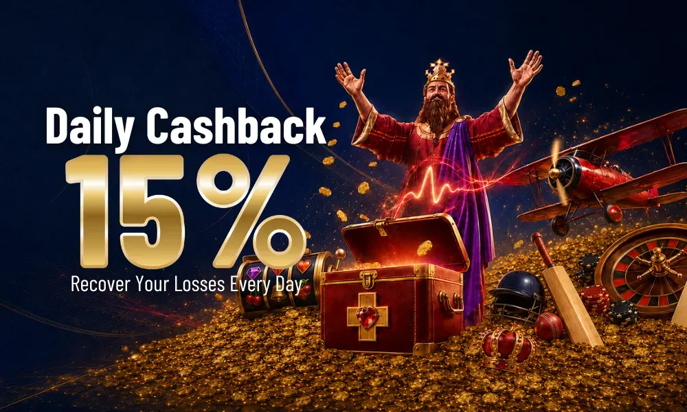 FW8 15% Daily Cashback Bonus on Net Losses Across All Games