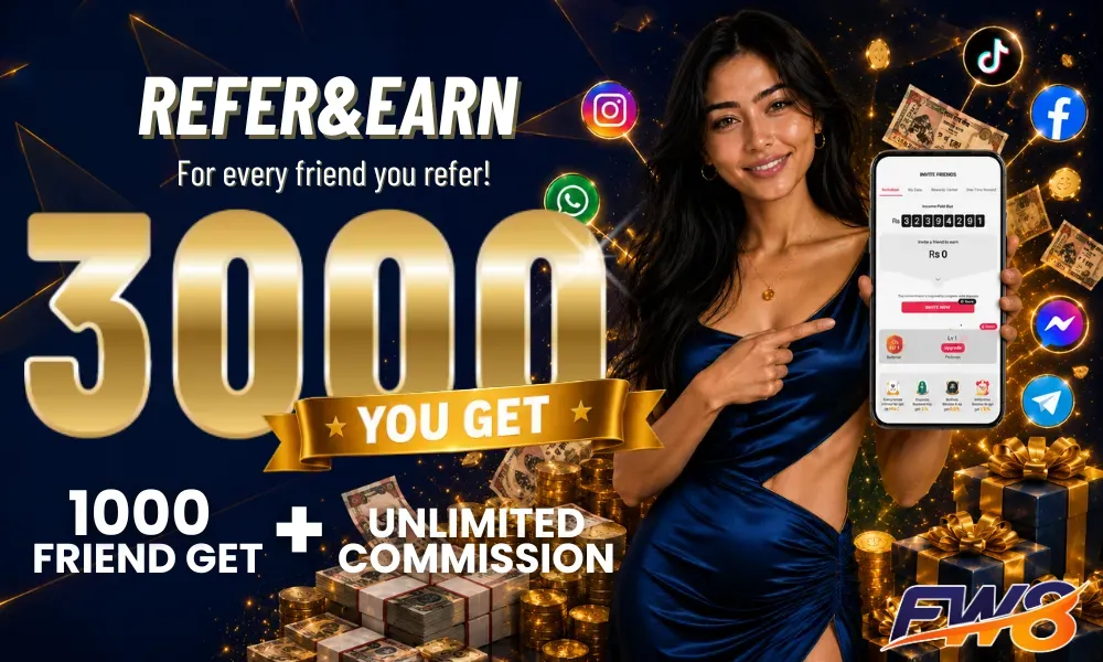 FW8npl Refer and Earn Bonus — Get NPR 3,000 per Referral Plus Unlimited Commission in Nepal